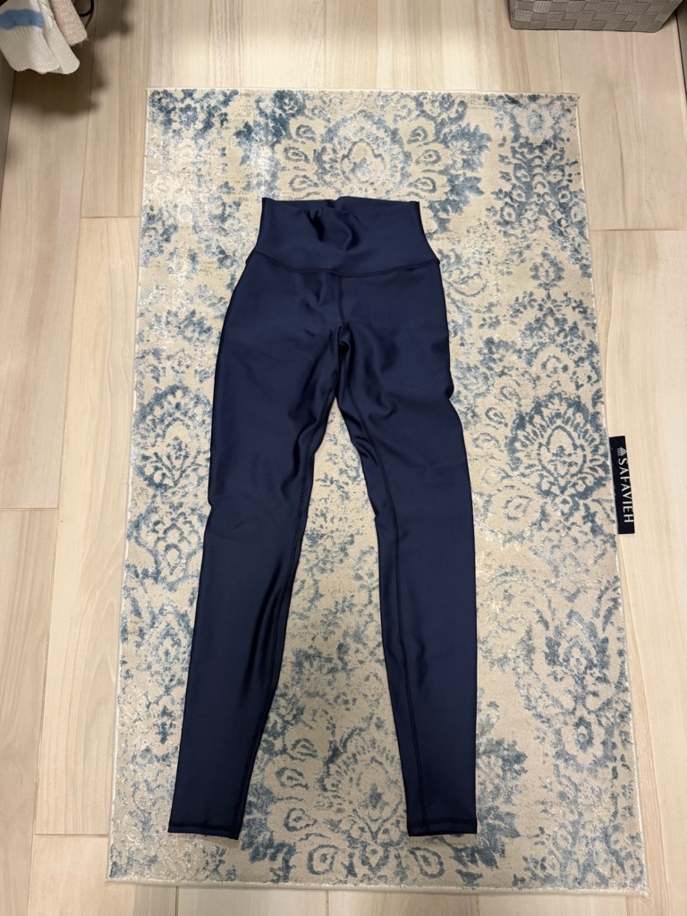 ALO Yoga Navy High-Waist Kids Leggings